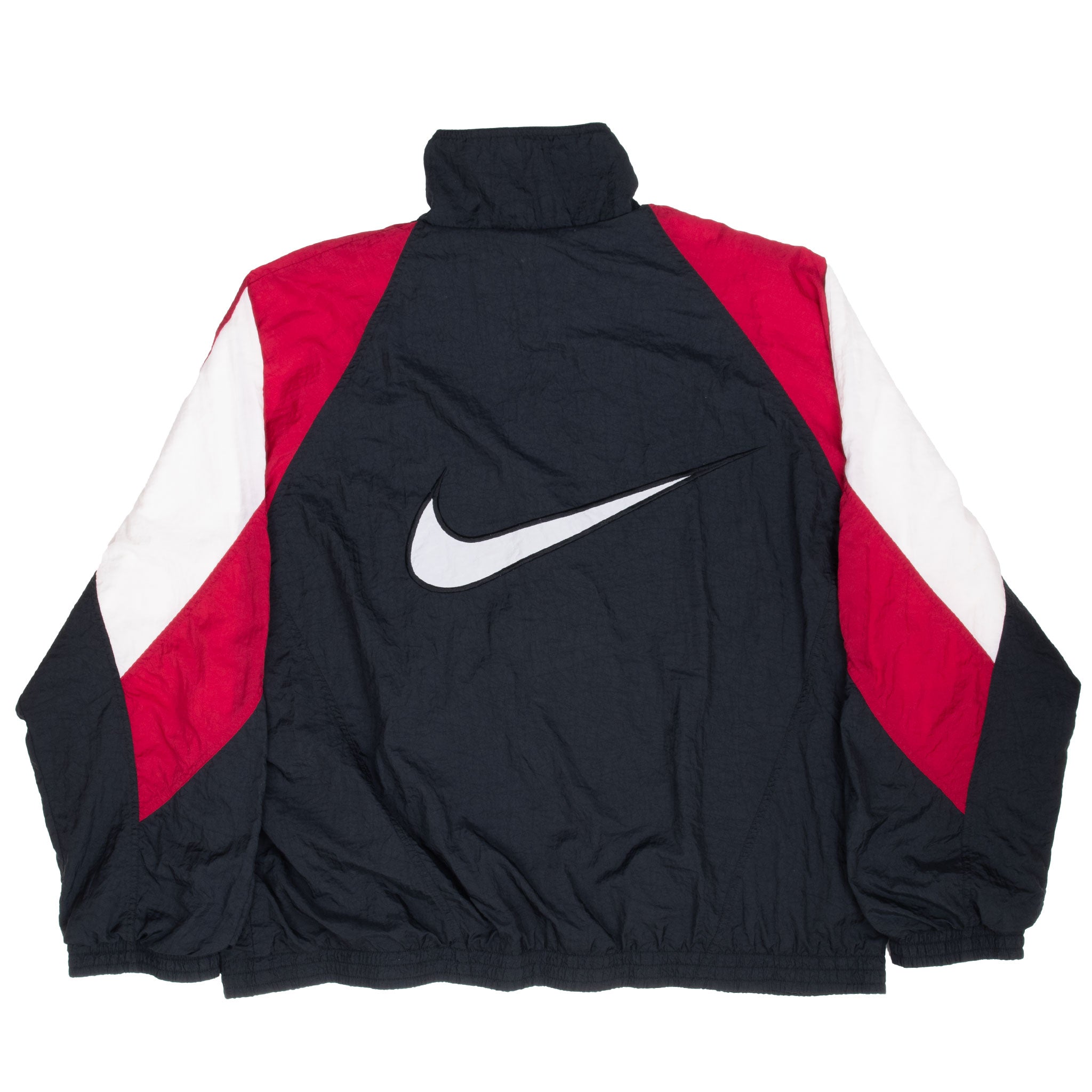 Vintage Nike Big Swoosh Windbreaker Jacket 1990S Size XL