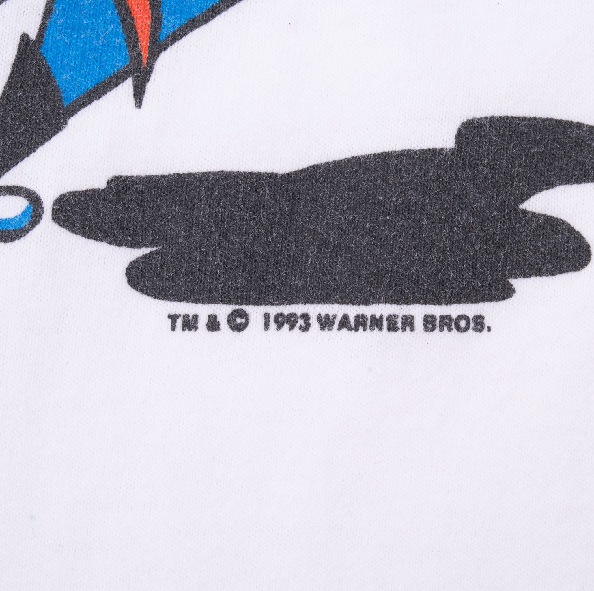 Vintage Nascar Looney Tunes Yosemite Sam Taz Tee Shirt 1993 Size XL Made In Usa With Single Stitch Sleeves