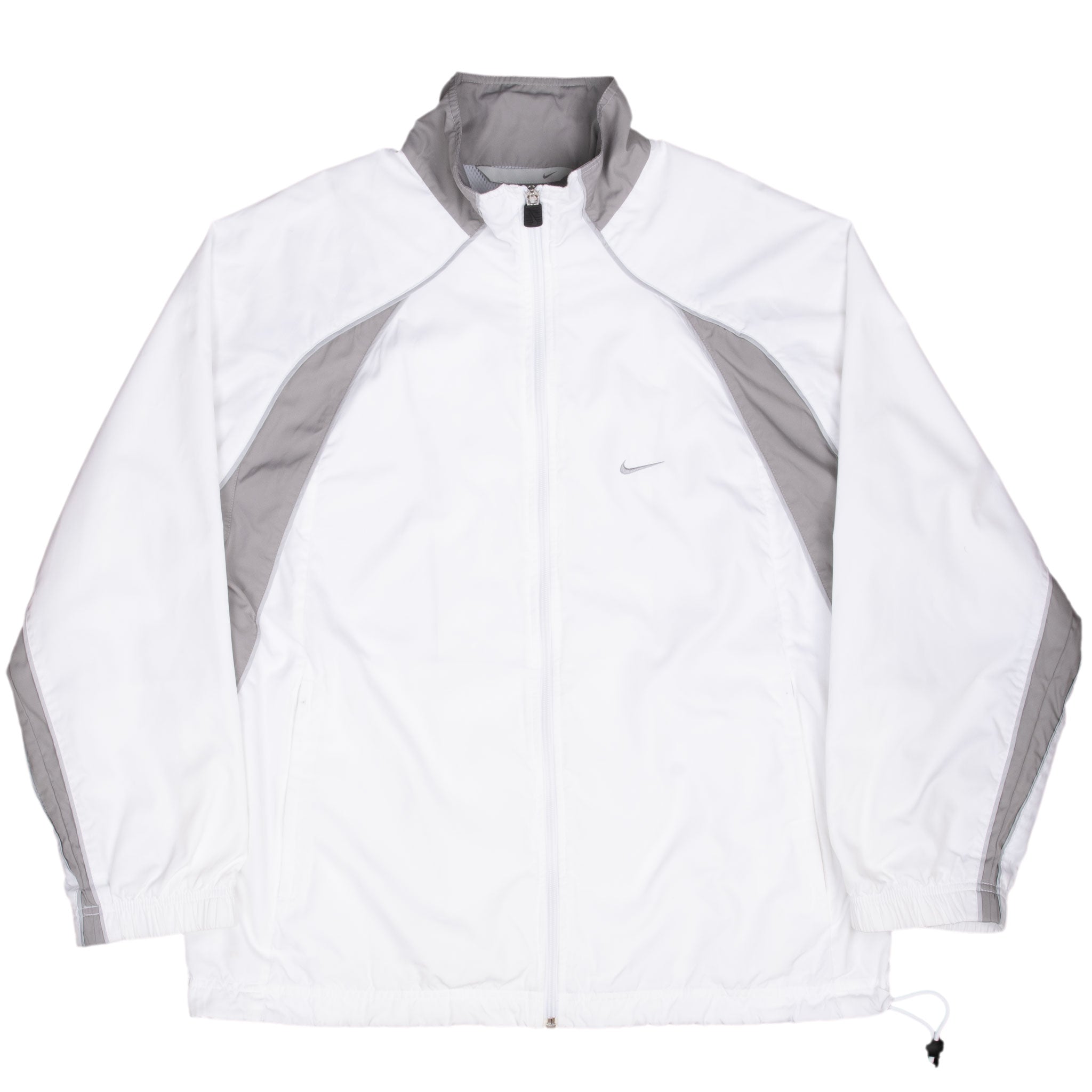 Vintage Nike Swoosh White Windbreaker Jacket 2000S Size Small