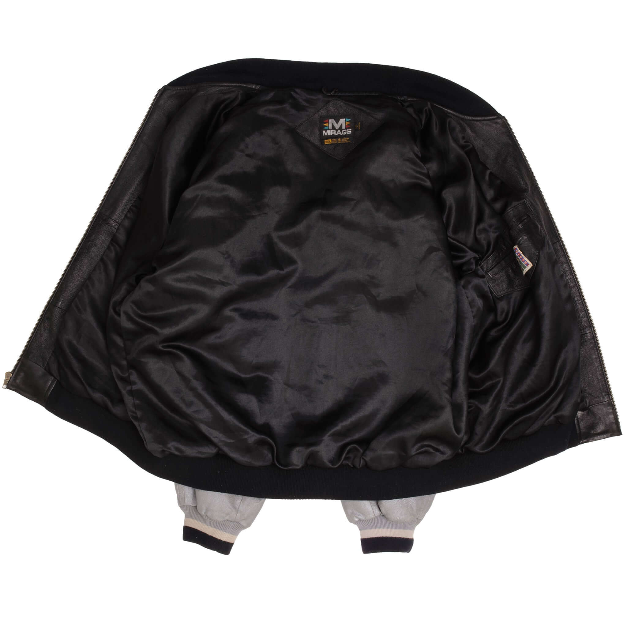 Vintage NFL Los Angeles Raiders Leather Jacket 1990S Size 2XL