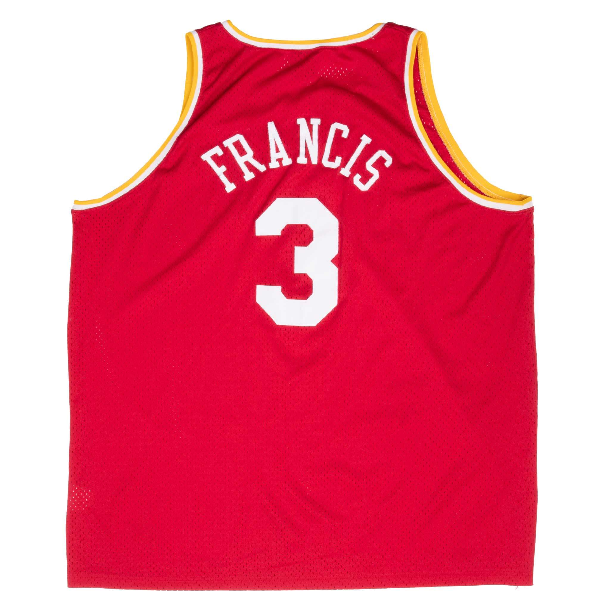 VINTAGE NIKE NBA HOUSTON ROCKETS FRANCIS #3 JERSEY EARLY 2000S 4XL
