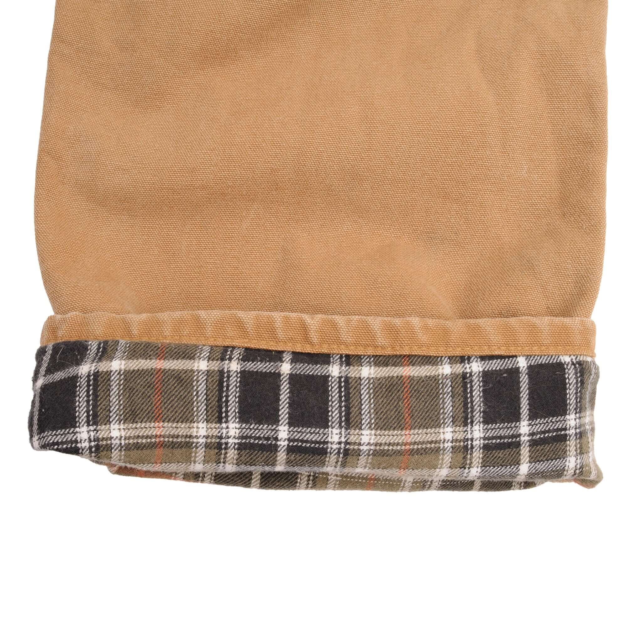 Vintage Carhartt Carpenter Flannel Lined Pants Size 32X32