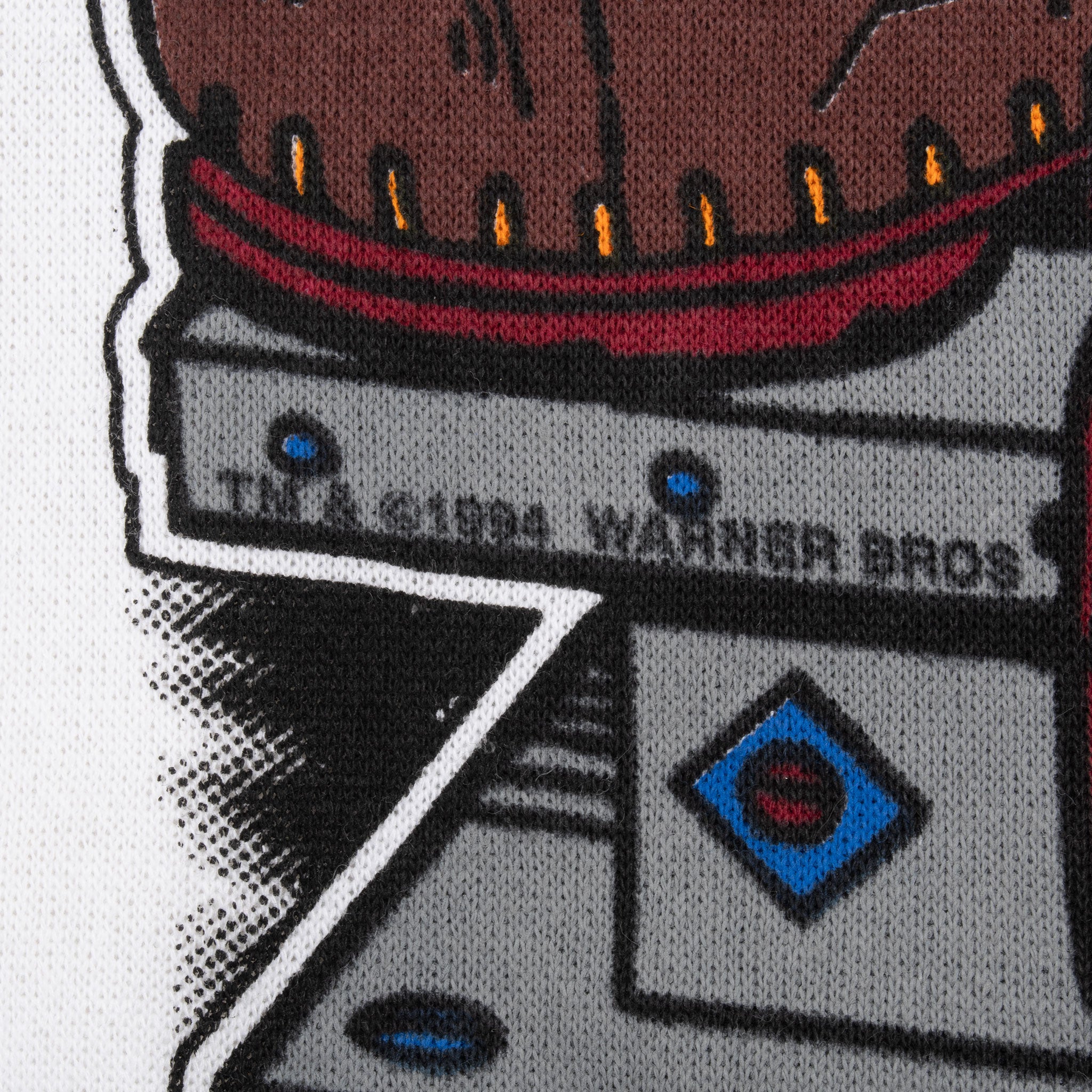 Vintage Looney Tunes Acme Construction Co All Over Print Sweatshirt 1994 Size XL By Freeze NYC