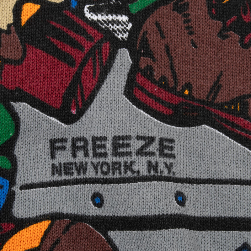 Vintage Looney Tunes Acme Construction Co All Over Print Sweatshirt 1994 Size XL By Freeze NYC