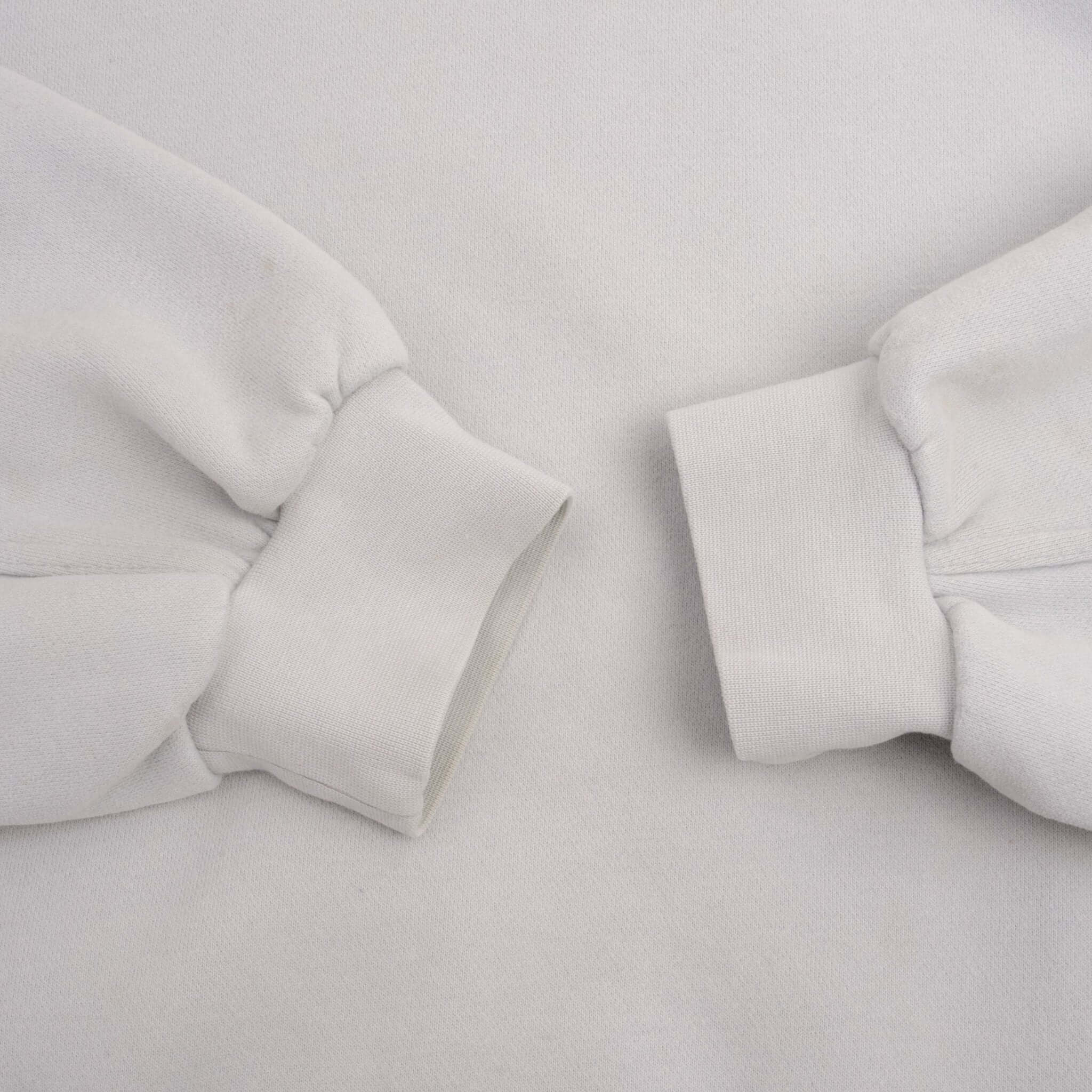 Vintage Nike Swoosh Embroidered Gray Sweatshirt 1990S Size 2XL