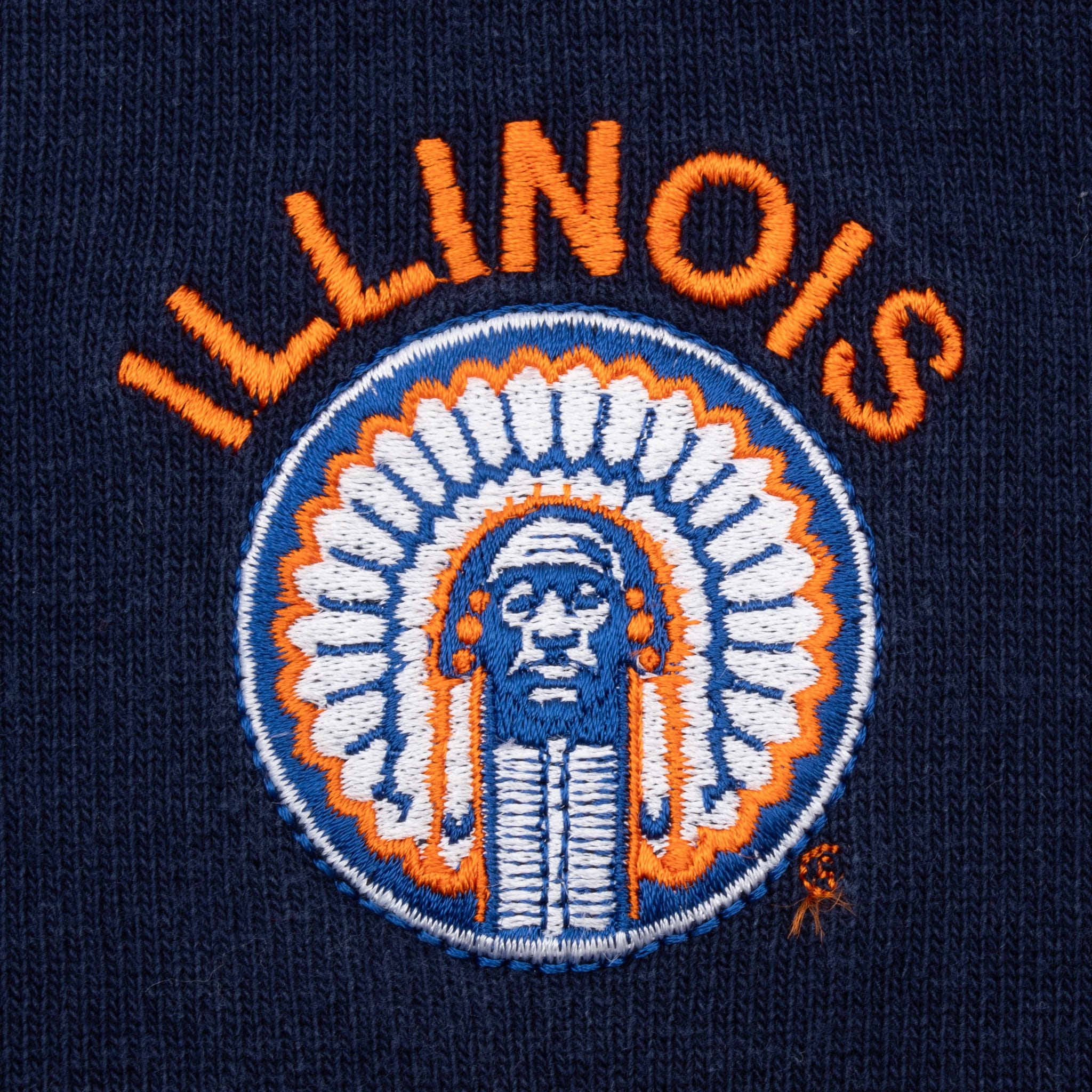 Vintage Illinois Fighting Illini Stripes Rugby Polo Shirt 1990S Size 2XL