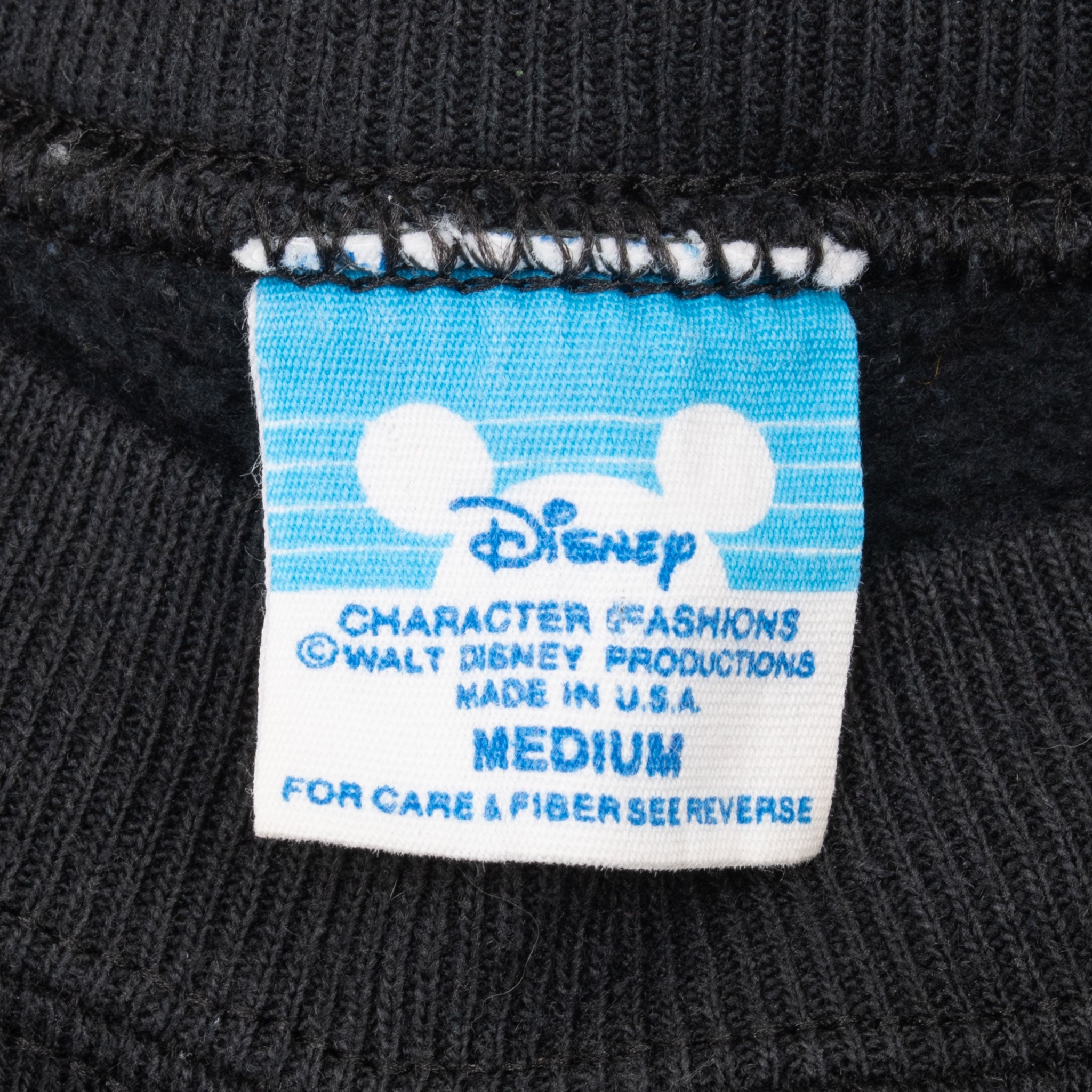 Vintage Disney Mickey Mouse Velvet Sweatshirt 1980S Size Small Made In Usa