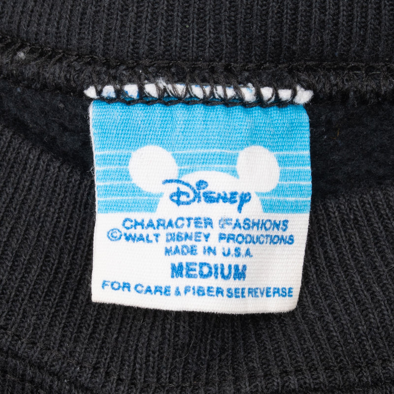 Vintage Disney Mickey Mouse Velvet Sweatshirt 1980S Size Small Made In Usa