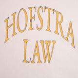 Vintage Champion Reverse Weave Hofstra Law White Sweatshirt 1980S Size XL Made In USA