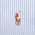 Vintage Ralph Lauren Blue White Striped Shirt 1990S Size 2XL