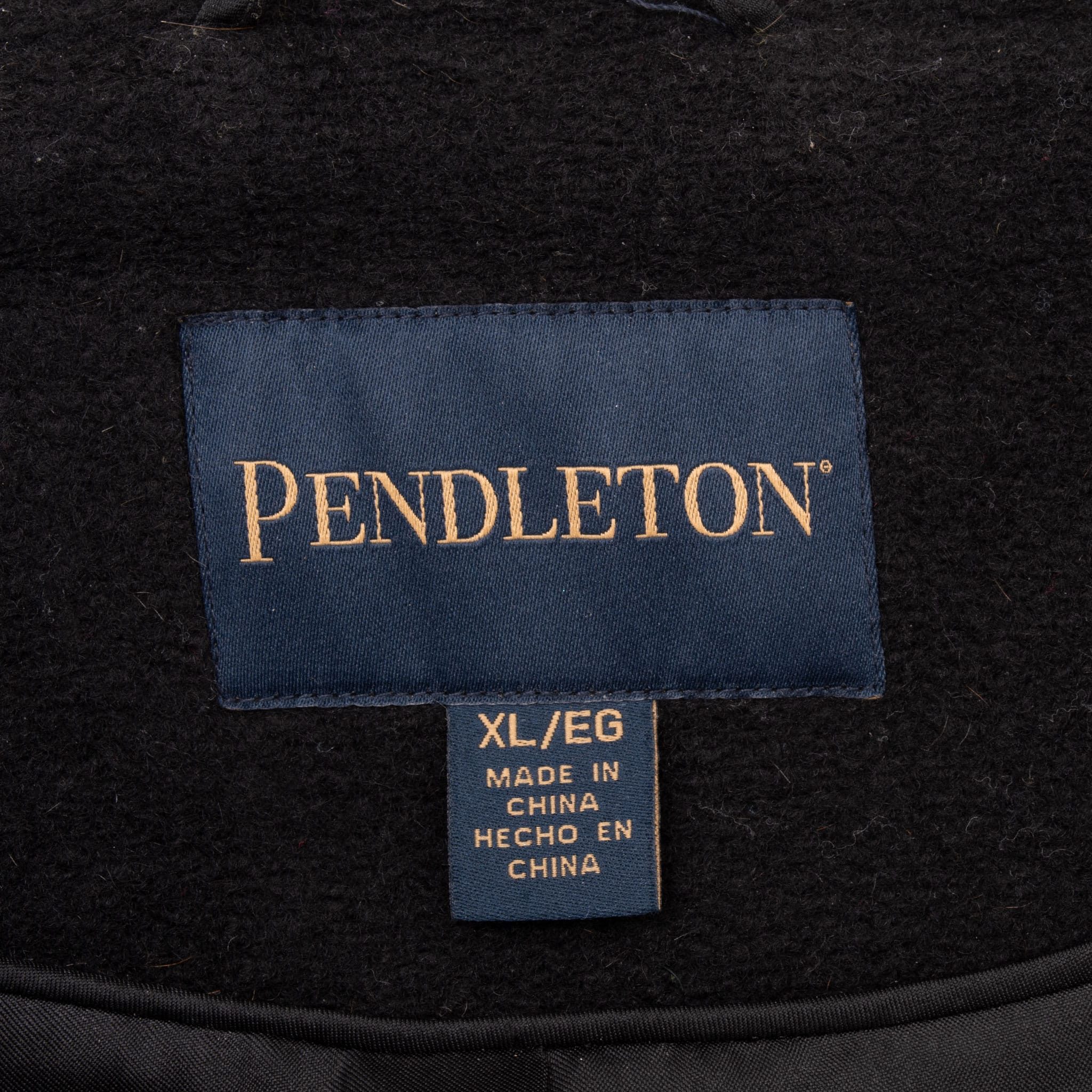 Vintage Pendleton Woolen Brown Plaid Coat Jacket 2000S Size XL