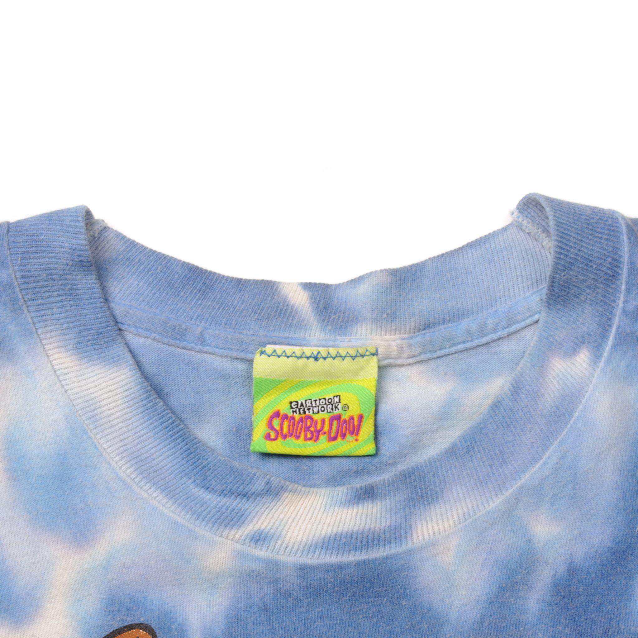 VINTAGE TIE-DYE SCOOBY DOO TEE SHIRT 1990S SIZE MEDIUM