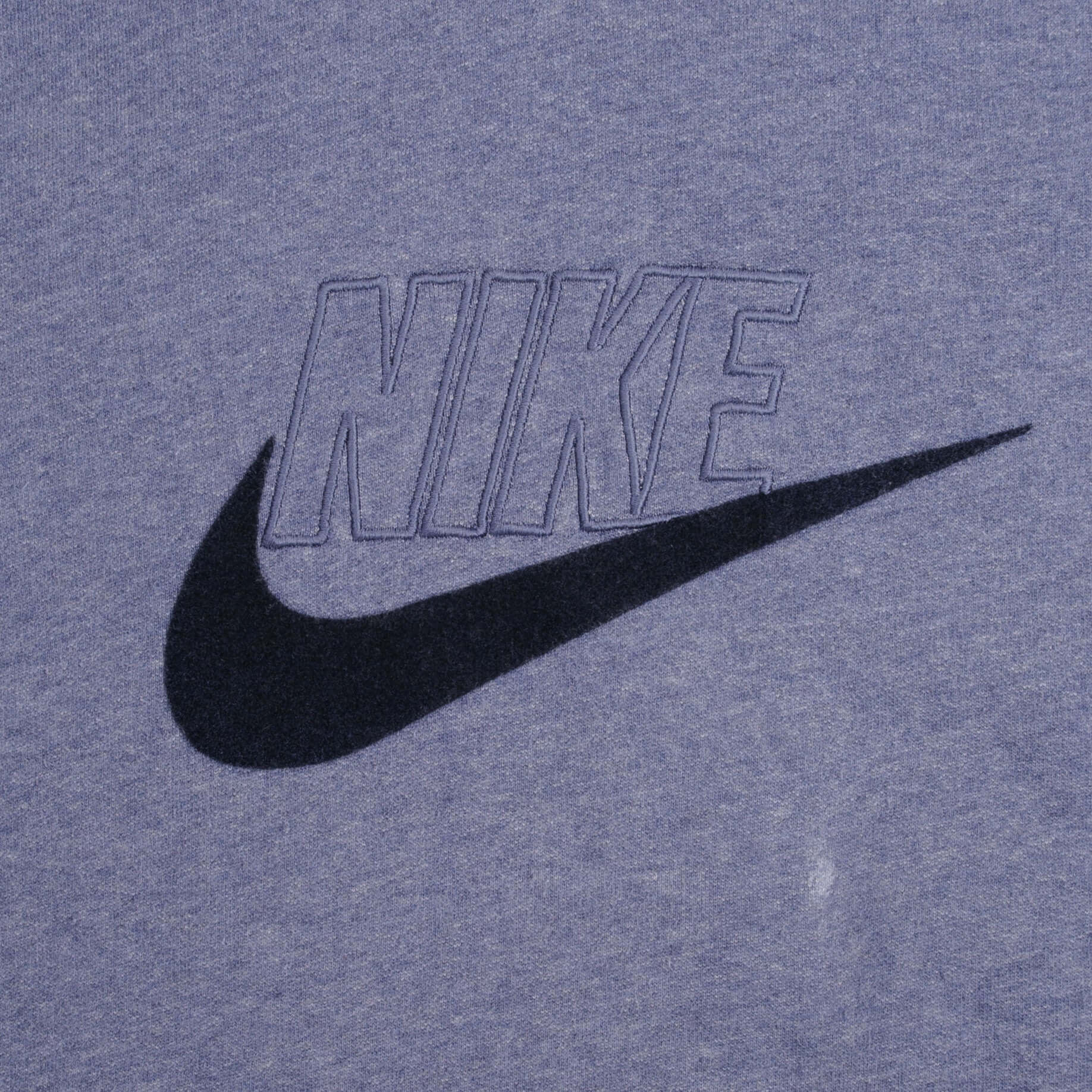 Vintage Nike Spellout Swoosh Blue Hoodie Sweatshirt 2000S Size XL