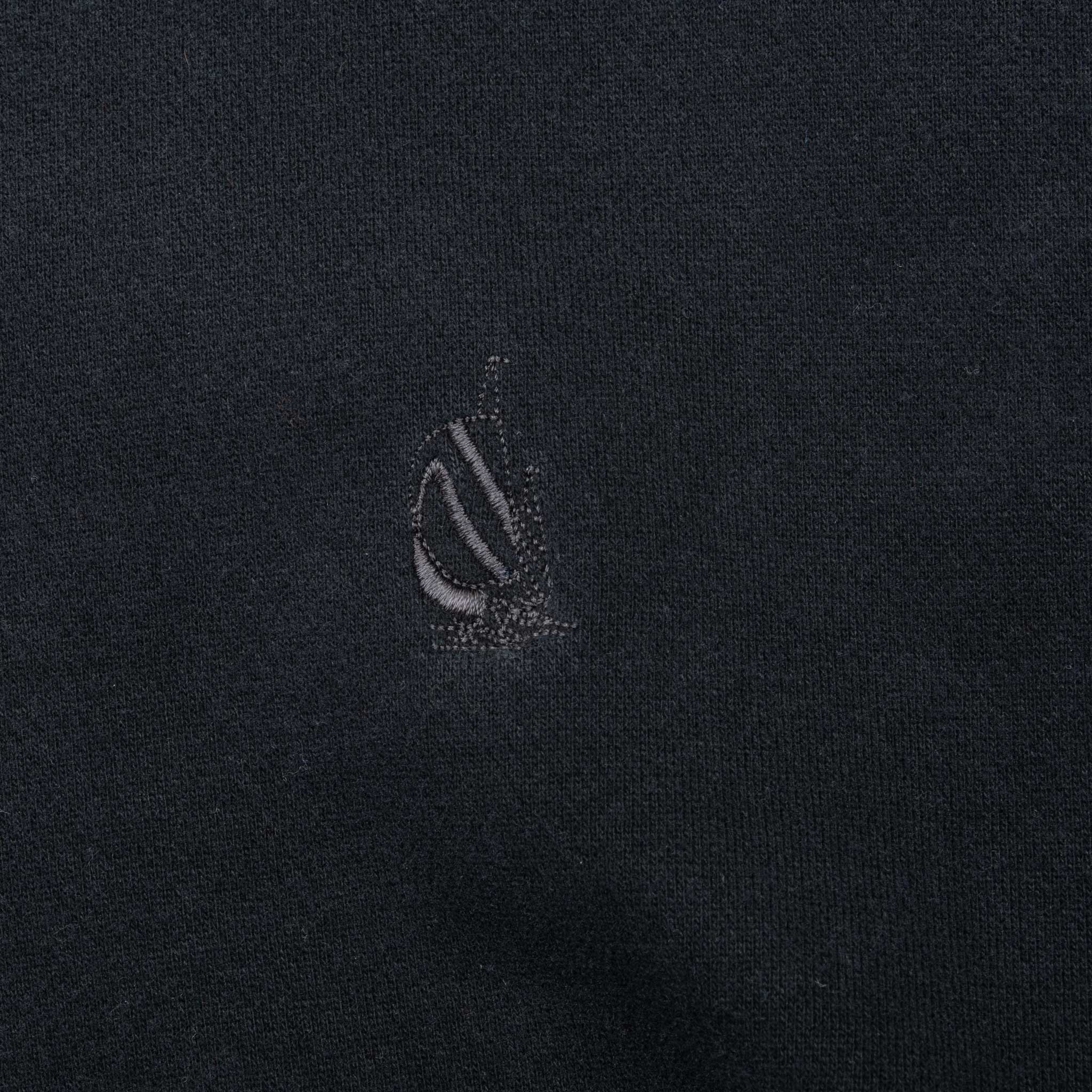 Vintage Nautica Black Sweatshirt 1990S Size 2XL