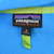 Patagonia Synchilla neck label and medium size tag inside blue fleece pullover