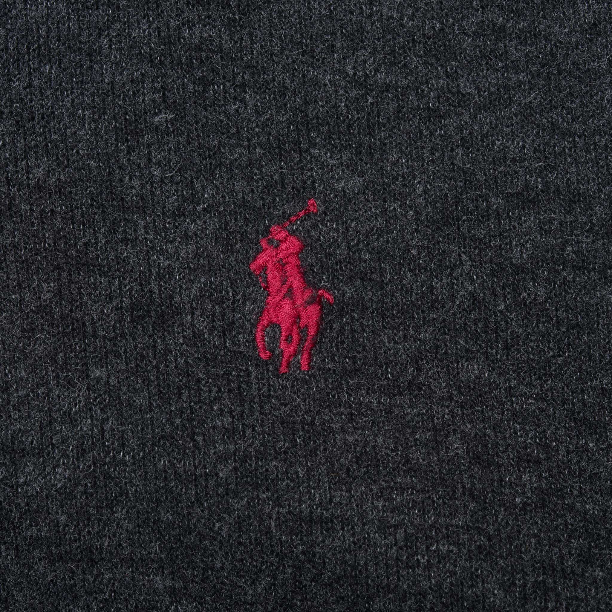 Polo Ralph Lauren Dark Grey Quarter 1/4 Zip Sweater Size XL