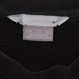 Vintage Black Nike Classic Small Swoosh Sweatshirt 2000s Size 2XL