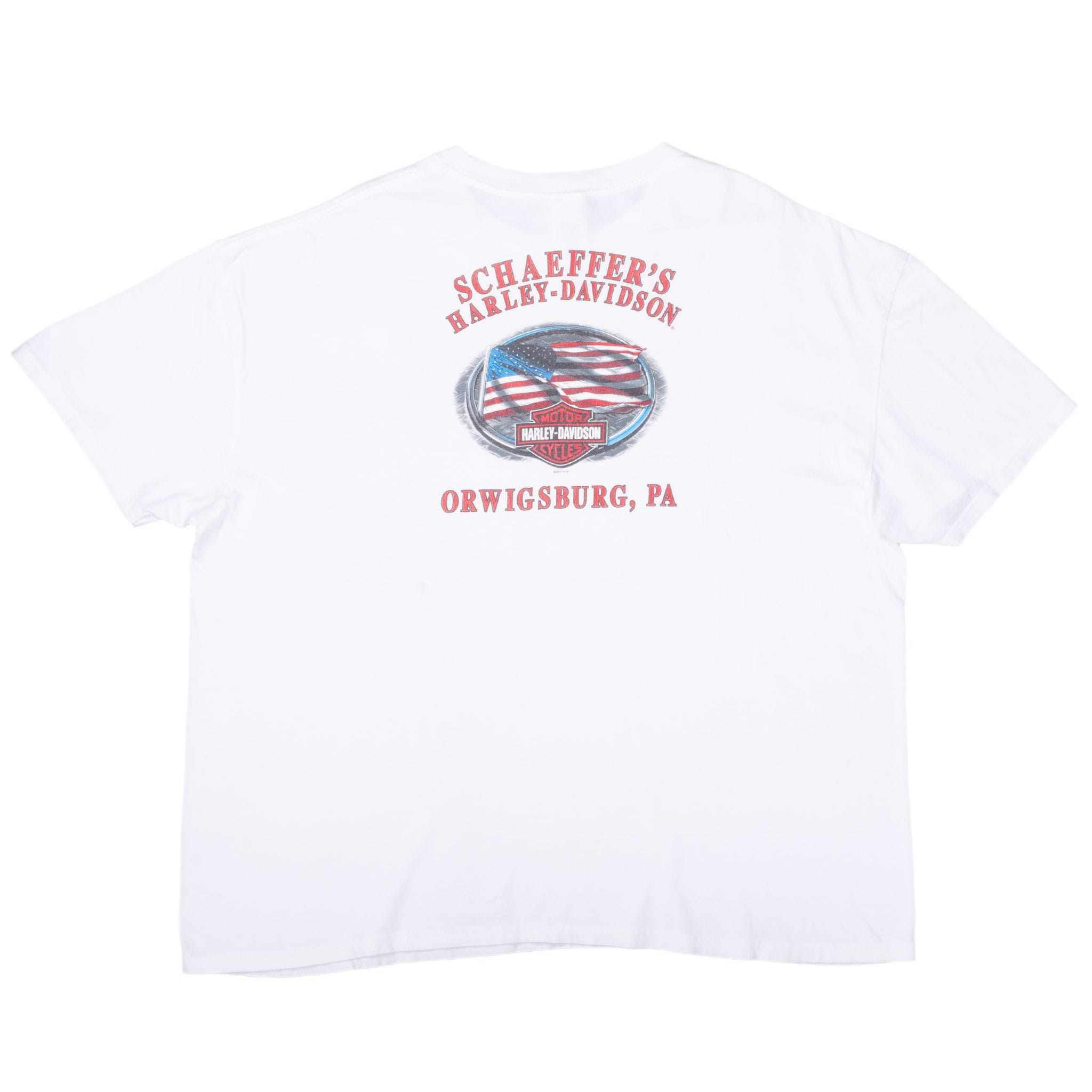 VINTAGE HARLEY DAVIDSON ORWIGSURG TEE SHIRT 2011 3XL