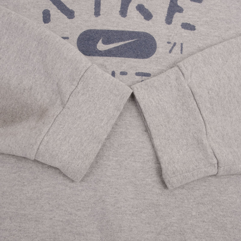 Vintage Gray Nike Athletic Est. 71 Sweatshirt 1990S Size XL Made In USA