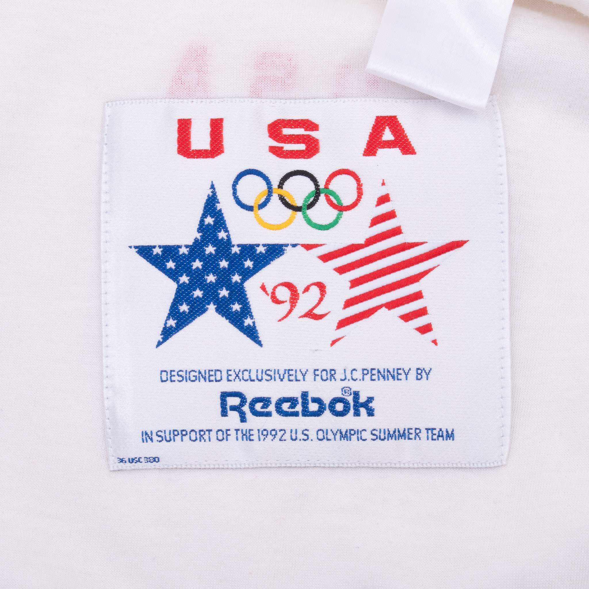 Vintage Reebok Usa Olympic Team 19992 Windbreaker Jacket Size Medium