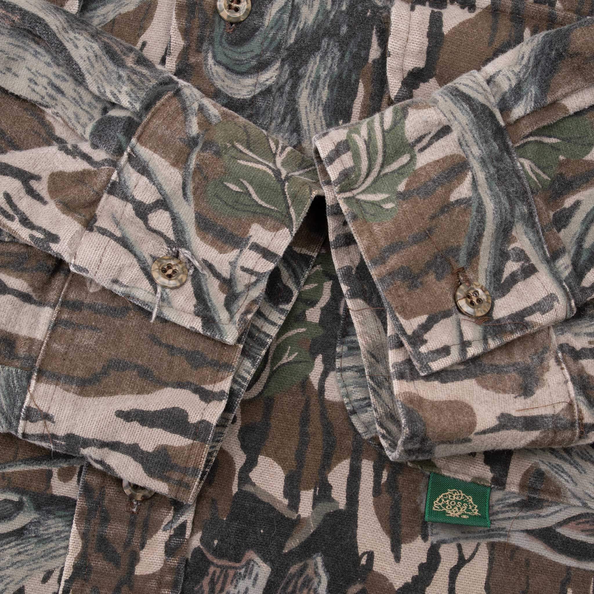 Vintage Hunting Camo Mossy Oak Shirt 1990S Size XL Made In Usa