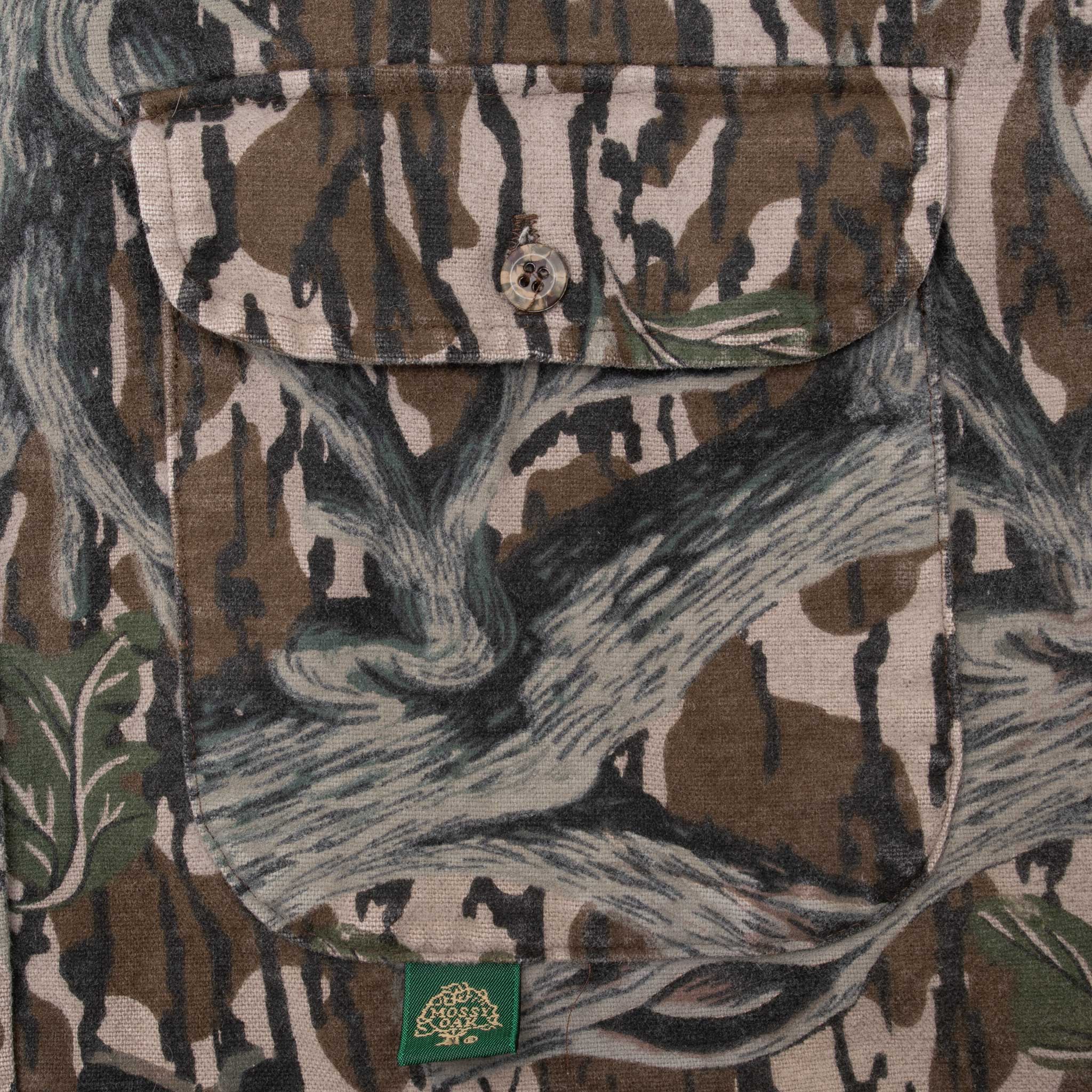 Vintage Hunting Camo Mossy Oak Shirt 1990S Size XL Made In Usa