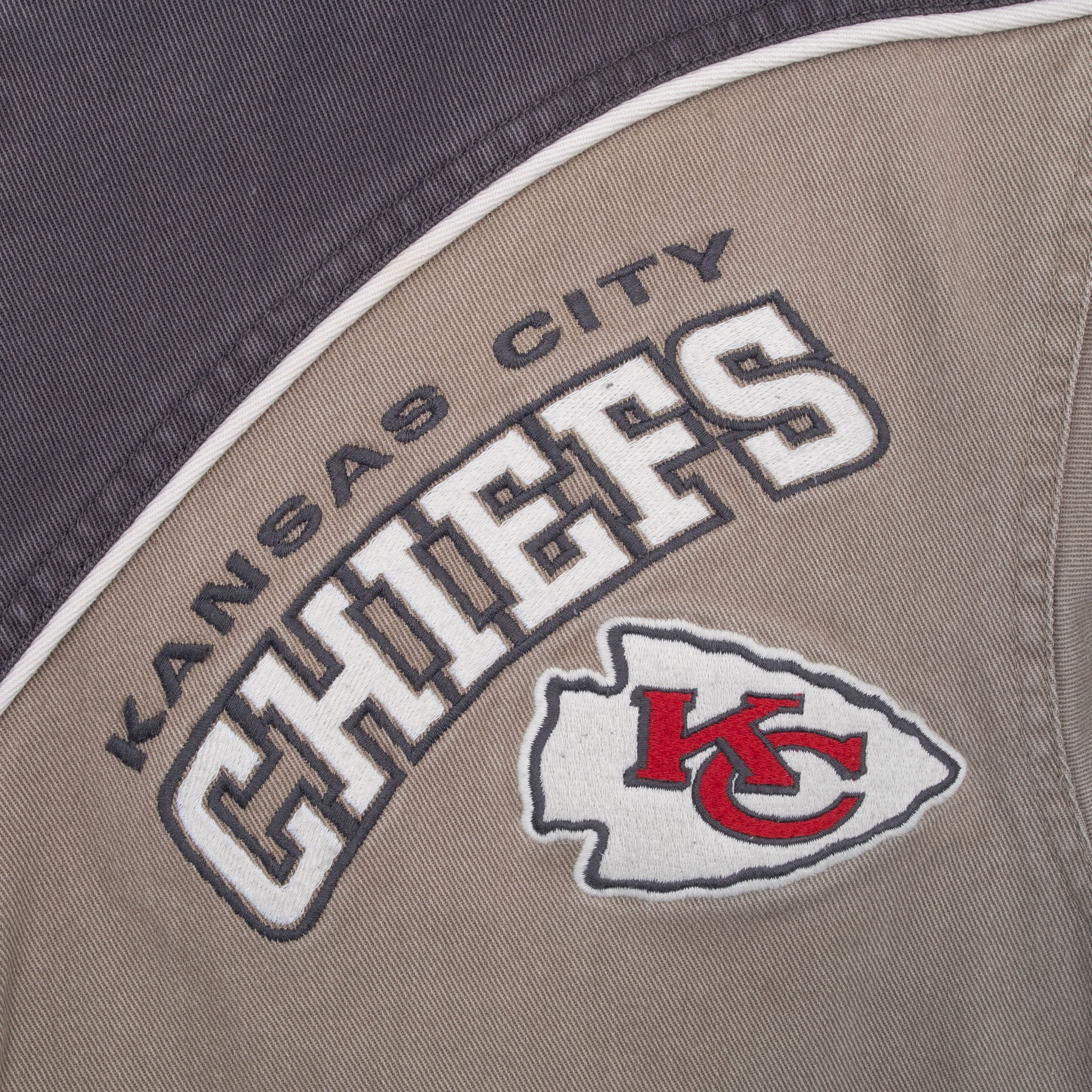 Vintage Nfl Kansas City Chiefs Varsity Bomber Jacket 1990S Size Medium