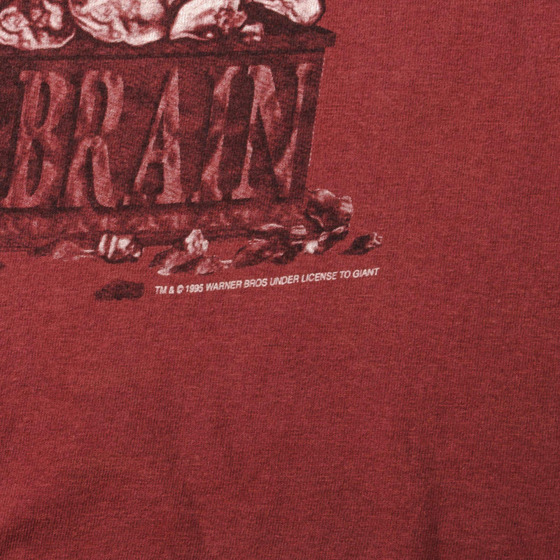 VINTAGE PINKY AND THE BRAIN TEE SHIRT 1995 SIZE SIZE LARGE