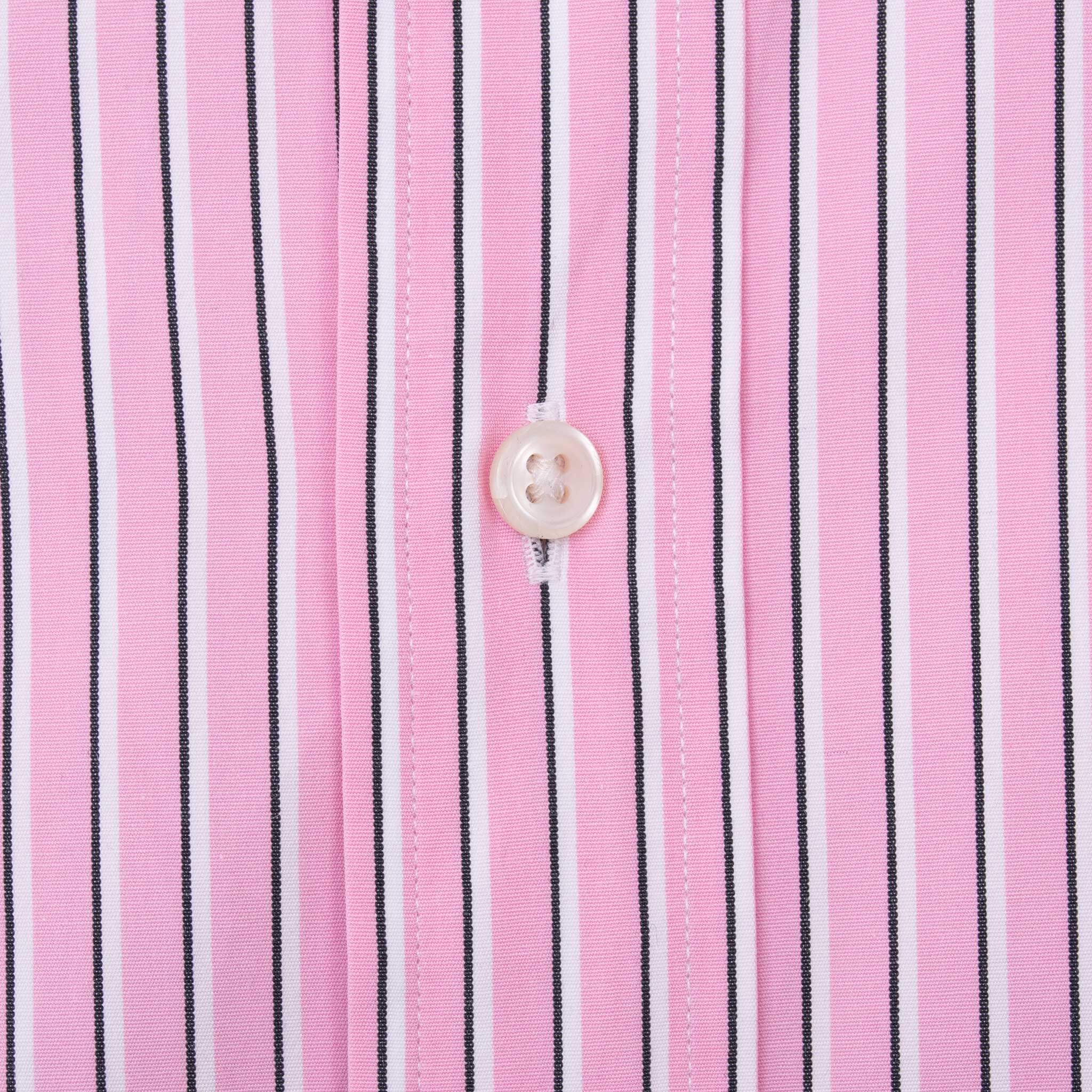 Vintage Ralph Lauren Pink Striped Shirt 1990S Size XL