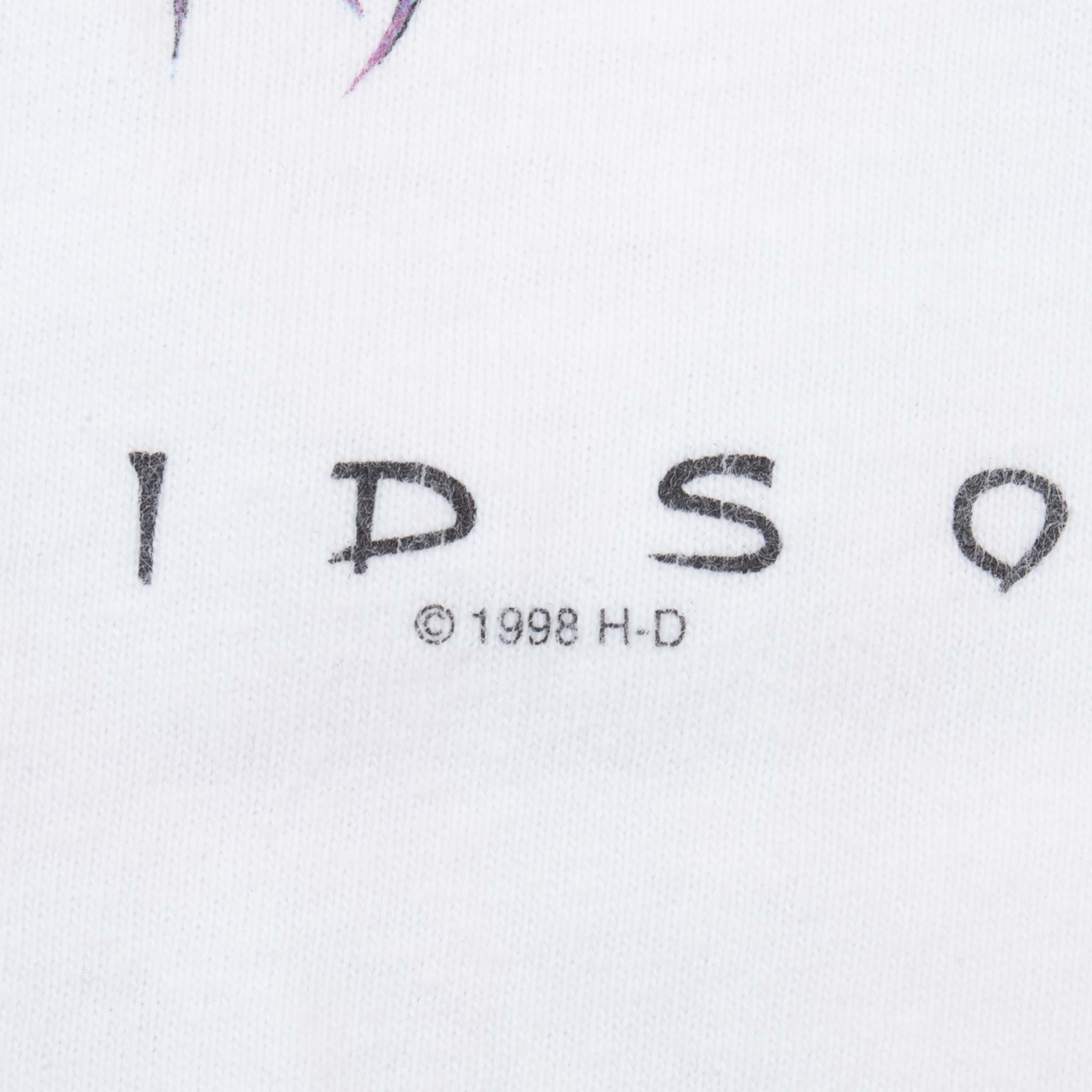 Vintage Harley Davidson Feel The Heat Santa Fe Long Sleeves Flame Tee Shirt 1998 Size 2XL Made In Usa