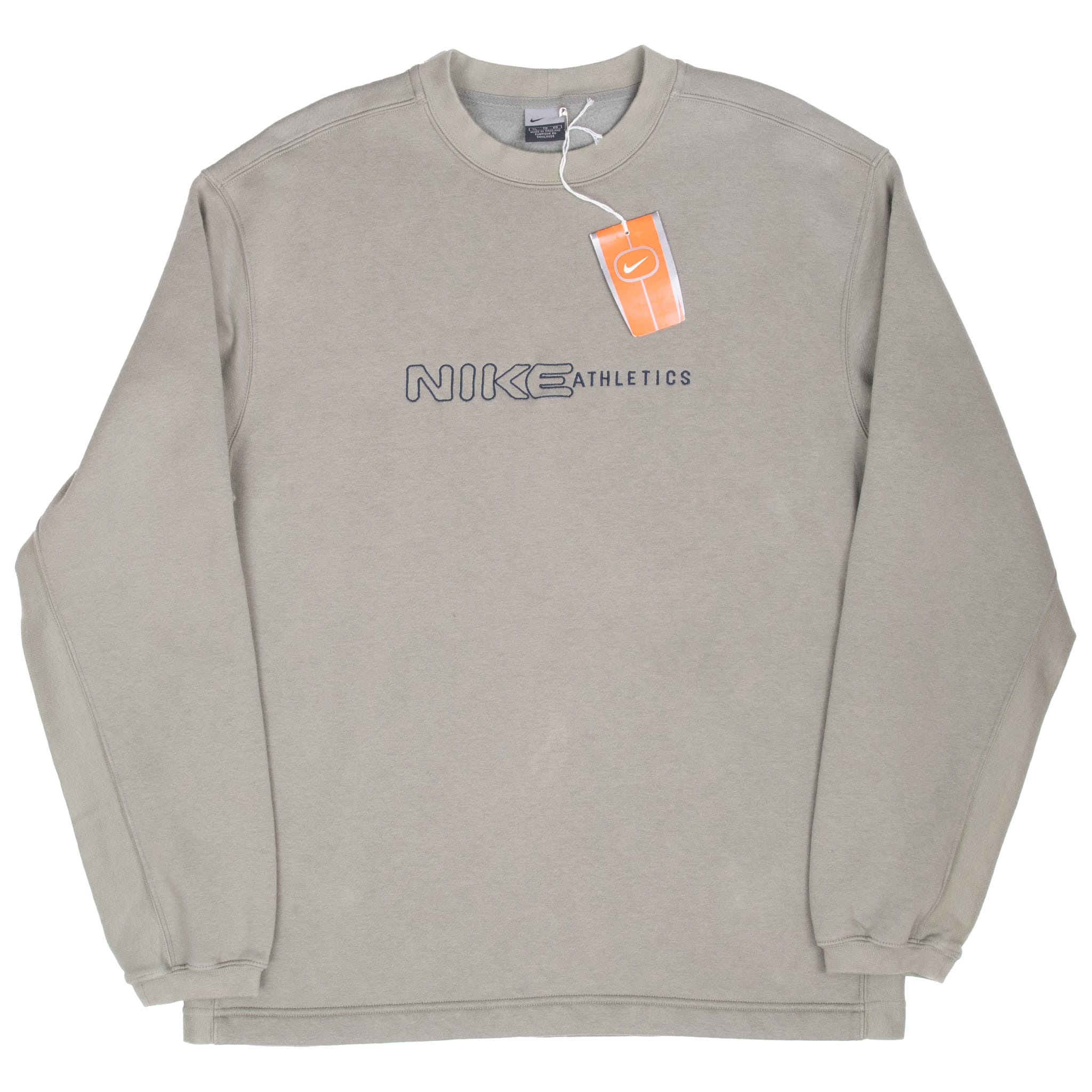 Vintage Nike Spellout Sage Green Sweatshirt 2000S Size XL