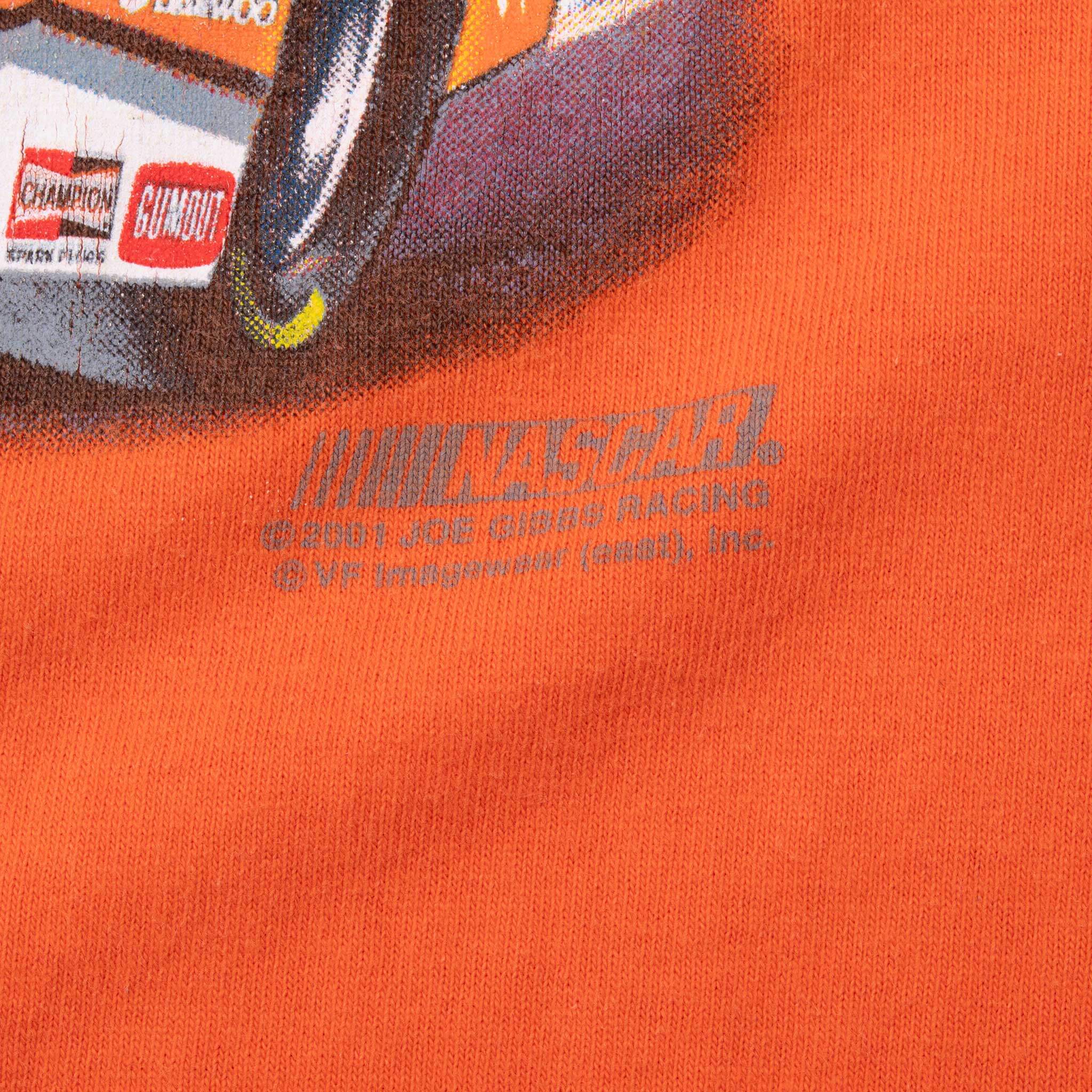 Vintage Nascar Tony Stewart Rushville Rocket 2001 Tee Shirt Size XL