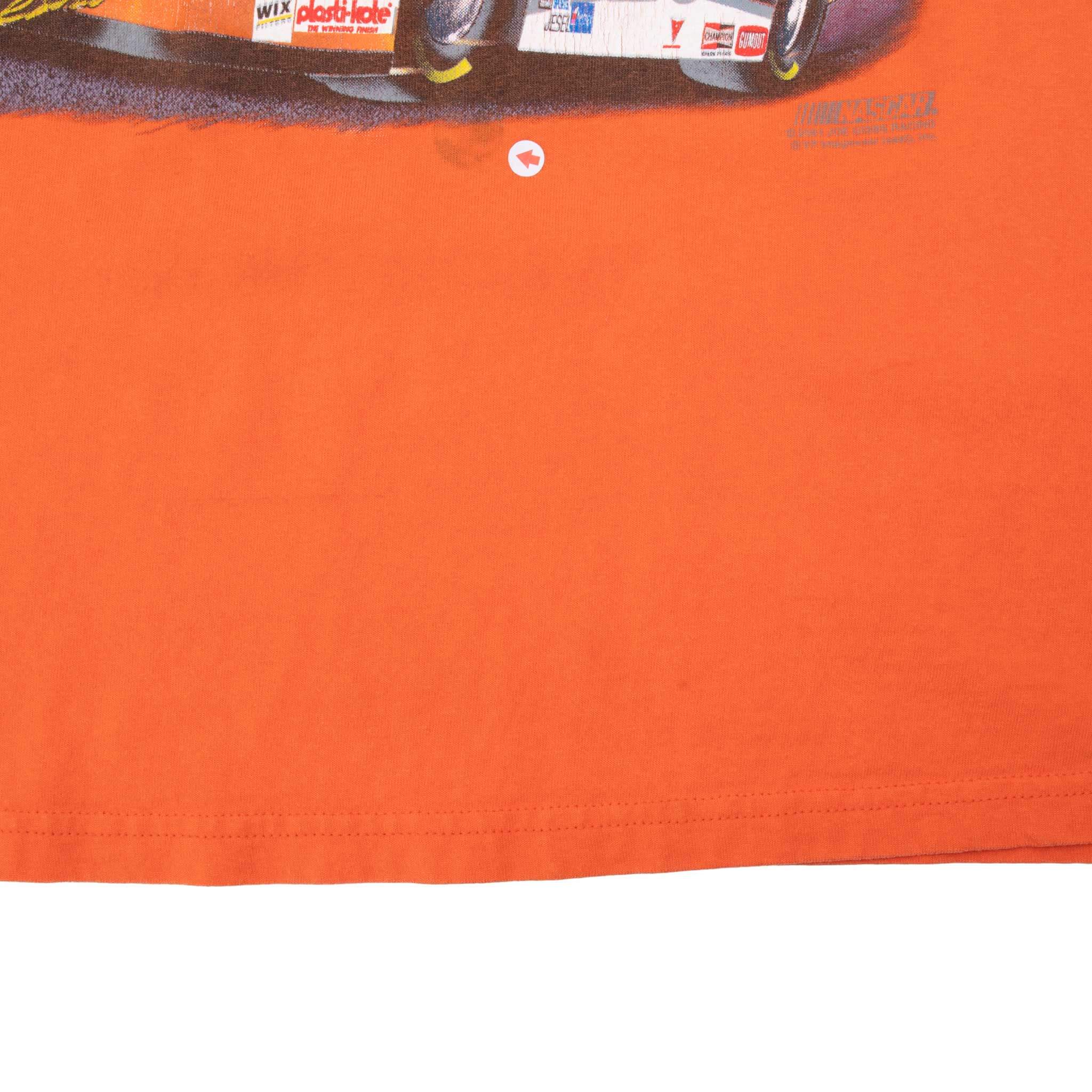 VINTAGE NASCAR TONY STEWART RUSHVILLE ROCKET 2001 TEE SHIRT XL