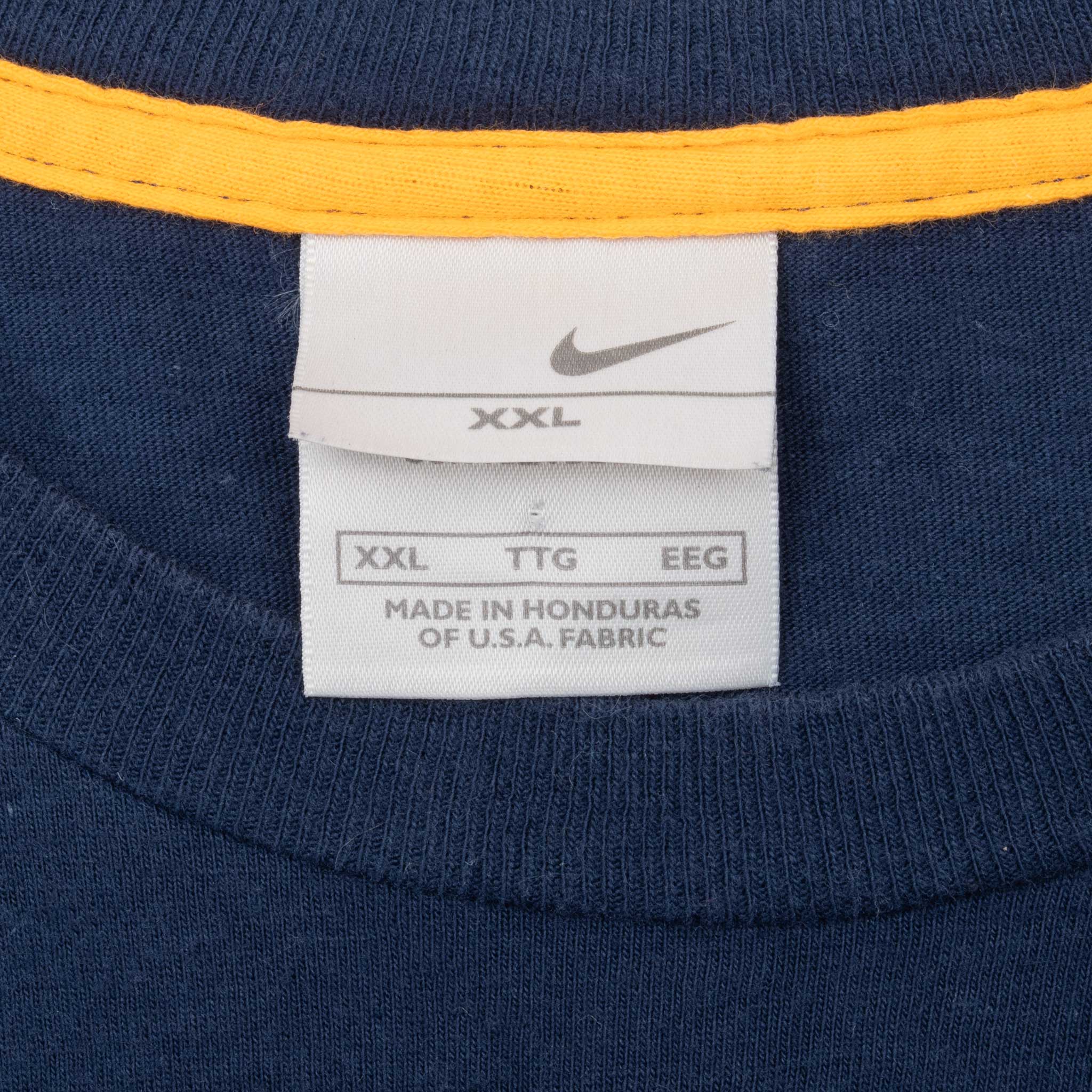 Vintage Nike Spellout Blue Tee Shirt 2000S Size 2XL