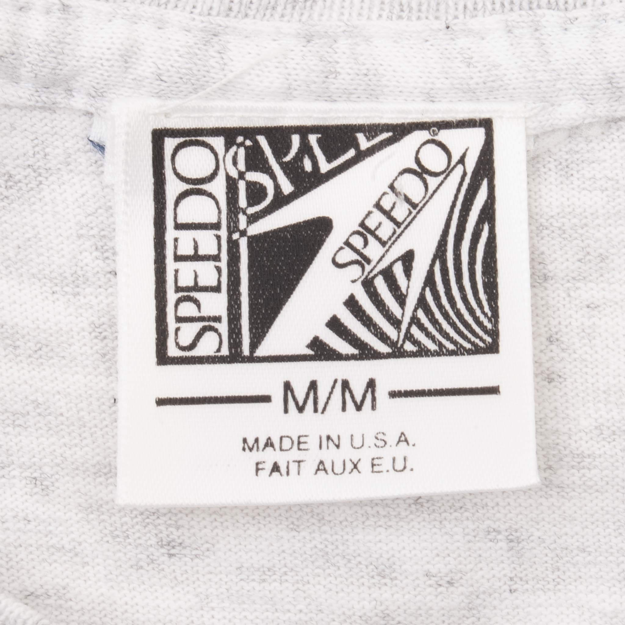 Vintage Speedo Fishes Global Warming Is Not Cool 1990S Tee Shirt Size Medium Made In Usa
