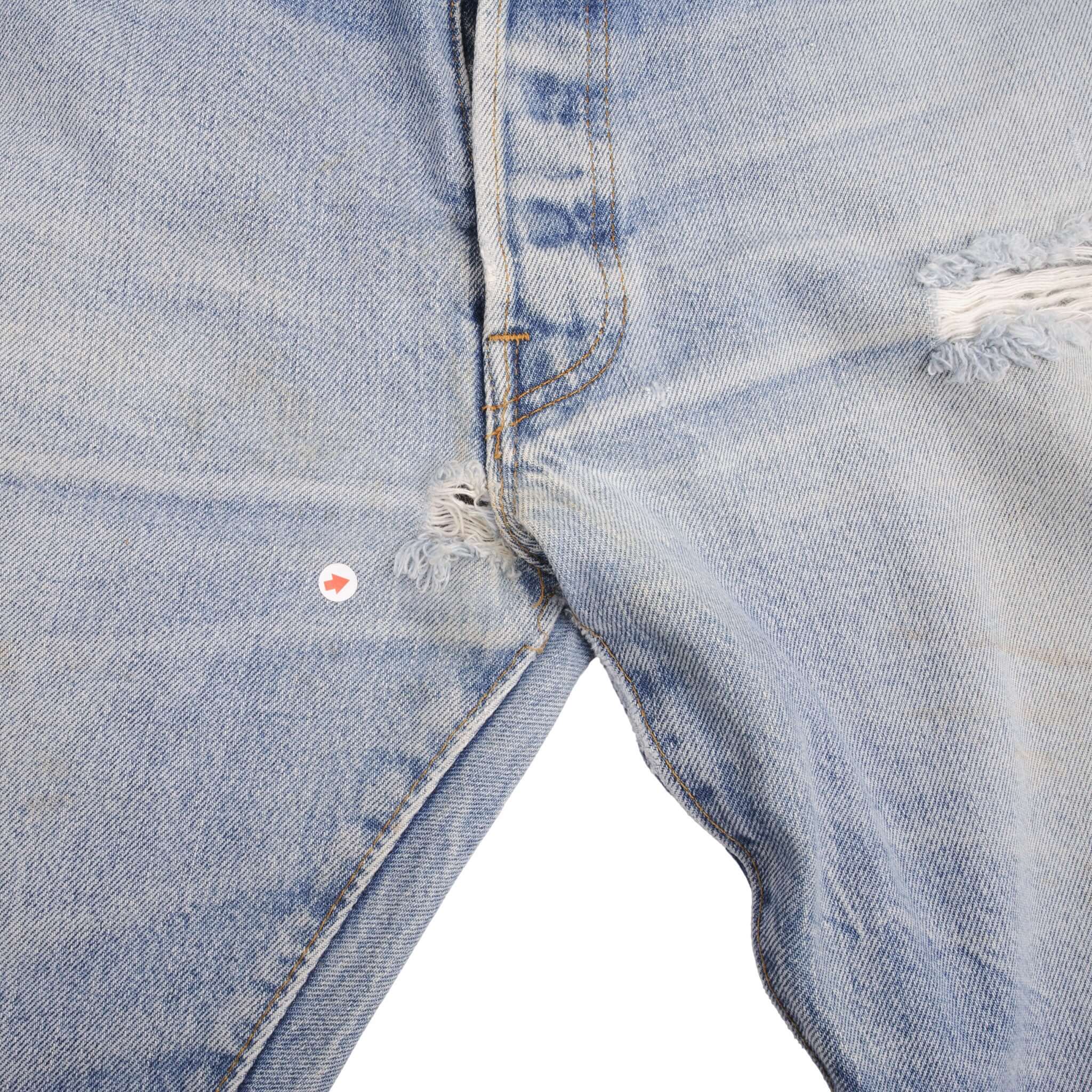 VINTAGE LEVIS 501 JEANS INDIGO 1970S SELVEDGE REDLINE SIZE W40 L30 MADE IN USA