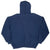 VINTAGE RUSSELL ATHLETIC BLANK BLUE ZIP HOODIE SWEATSHIRT 1990S XL MADE USA
