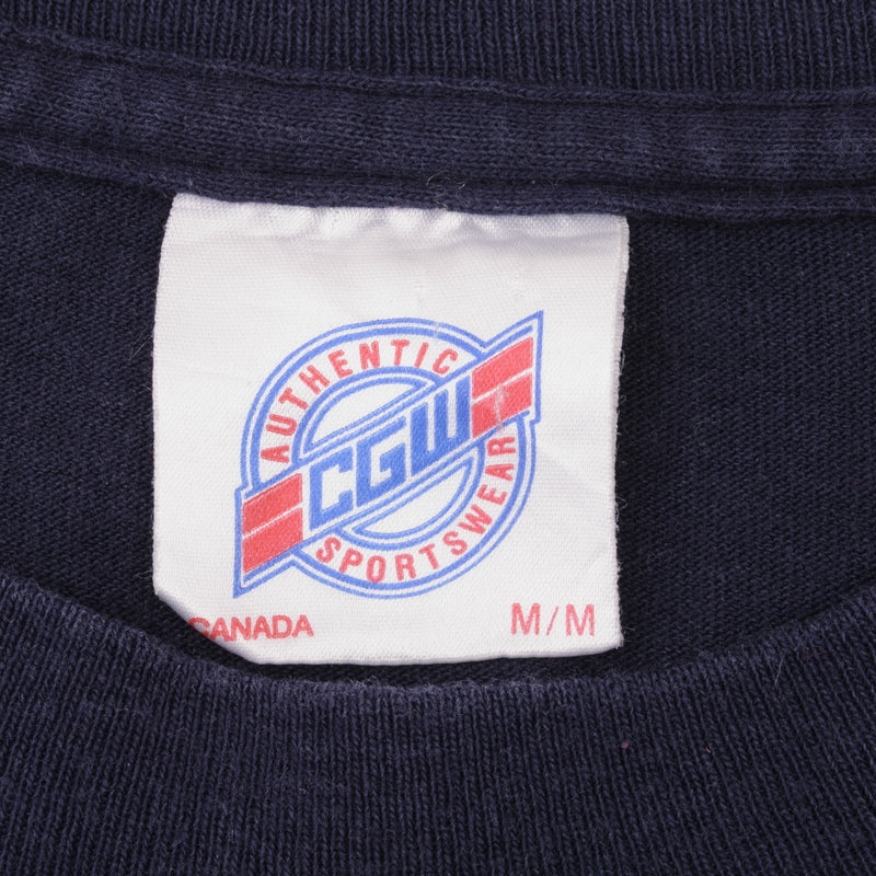 Vintage NHL Edmonton Oilers 1990S Tee Shirt Size Medium Made In Canada
