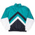 VINTAGE NIKE CLASSIC SWOOSH TEAL WINDBREAKER JACKET EARLY 1990S LARGE