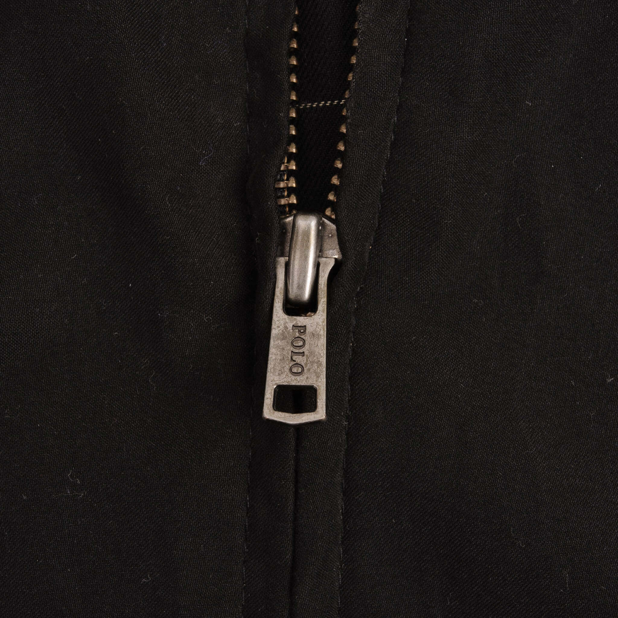 Vintage Polo Ralph Lauren Black Harrington Golf Jacket 1990S Size XL