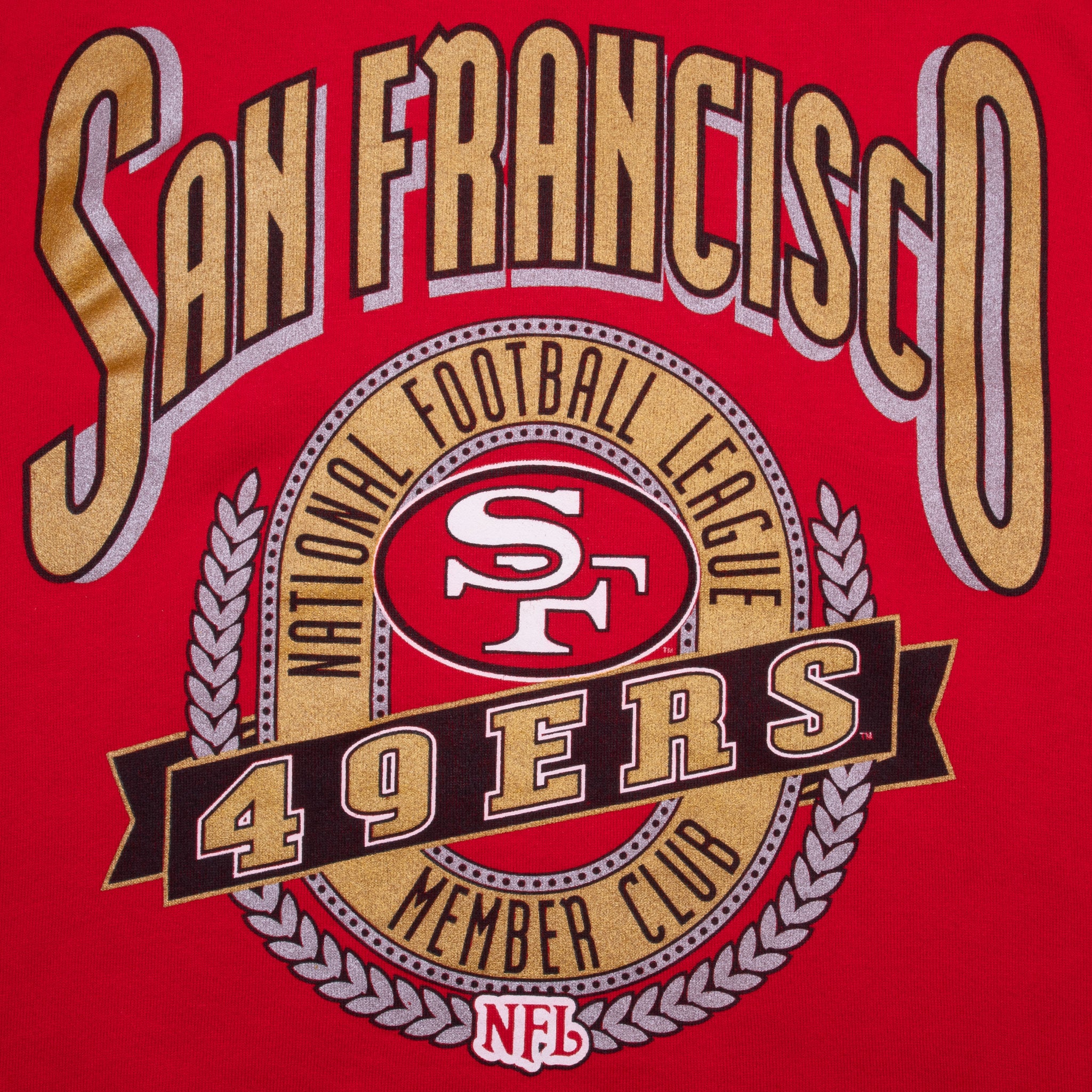 Vintage Nfl San Francisco 49Ers 1990S Sweatshirt Size Large Made In Usa