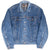 VINTAGE LEVIS INDIGO BLUE 4 POCKETS BLANKET LINED JACKET SIZE 40L 1980S MADE USA