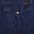 Vintage Roebucks Denim Western Shirt Pearl Buttons 1980S Size XL Made In USA