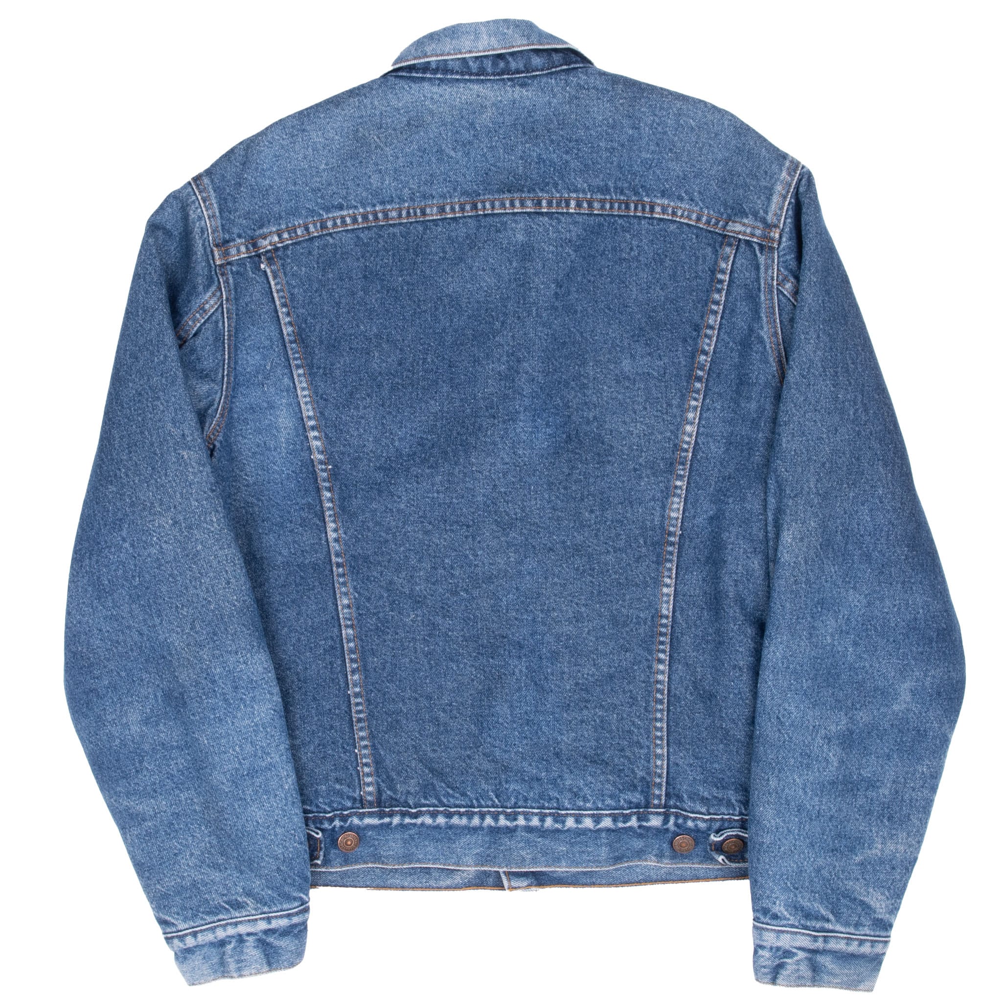 VINTAGE LEVIS INDIGO BLUE 4 POCKETS BLANKET LINED JACKET SIZE 40L 1980S MADE USA