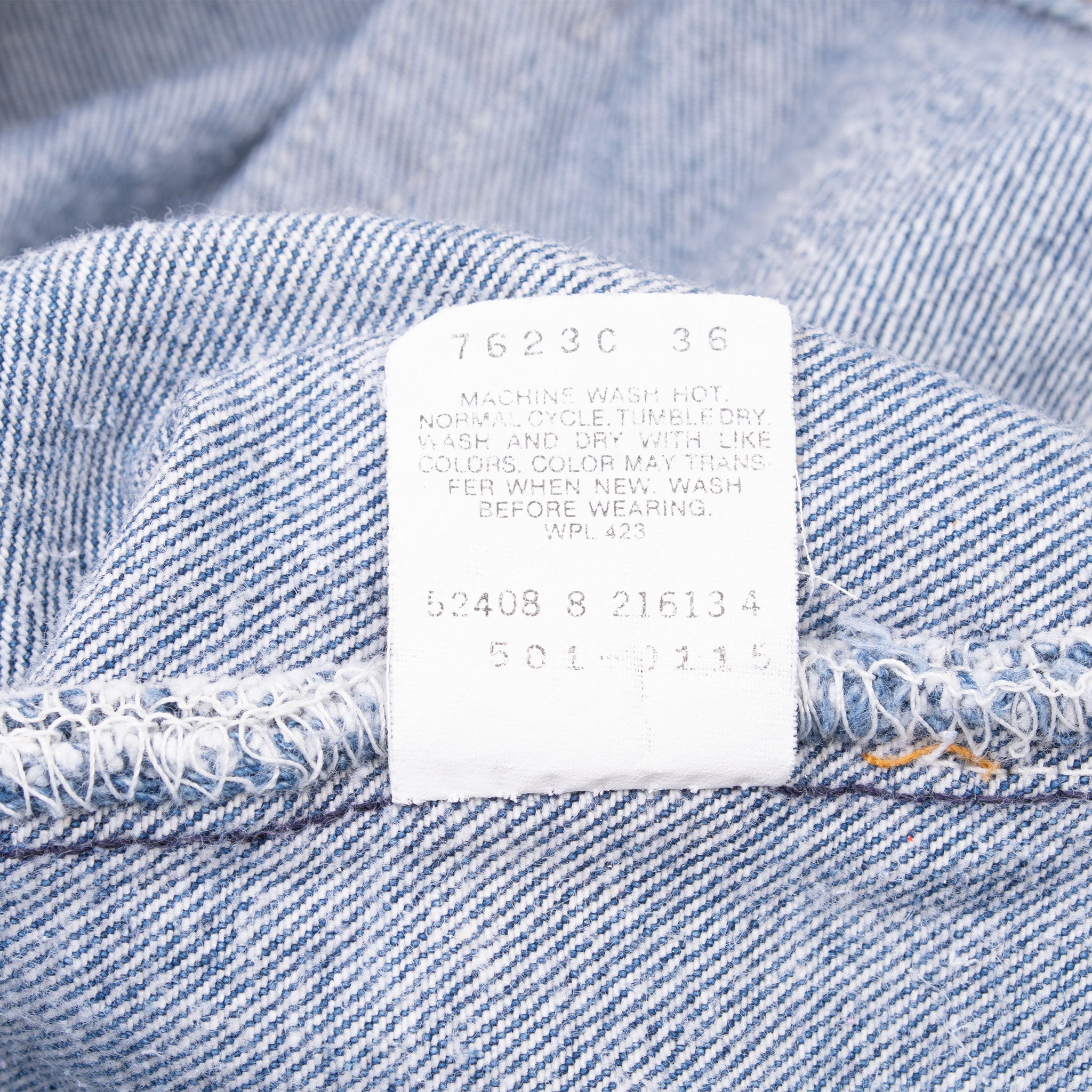 Vintage Levis 501 Indigo Blue Jeans 1980S Size 37X28 Made In Usa With A Medium Wash

Size On Tag 42X32 Actual Size 40X31

Back Button #524


