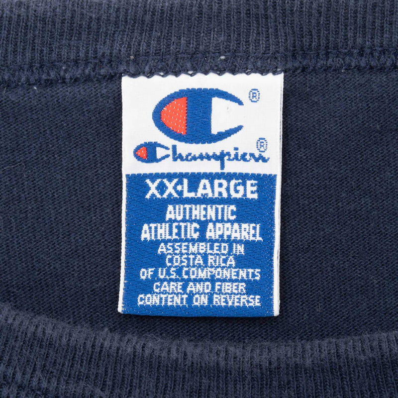 Vintage Champion Atlanta Olympics 1996 Embroidered Tee Shirt Size 2XL