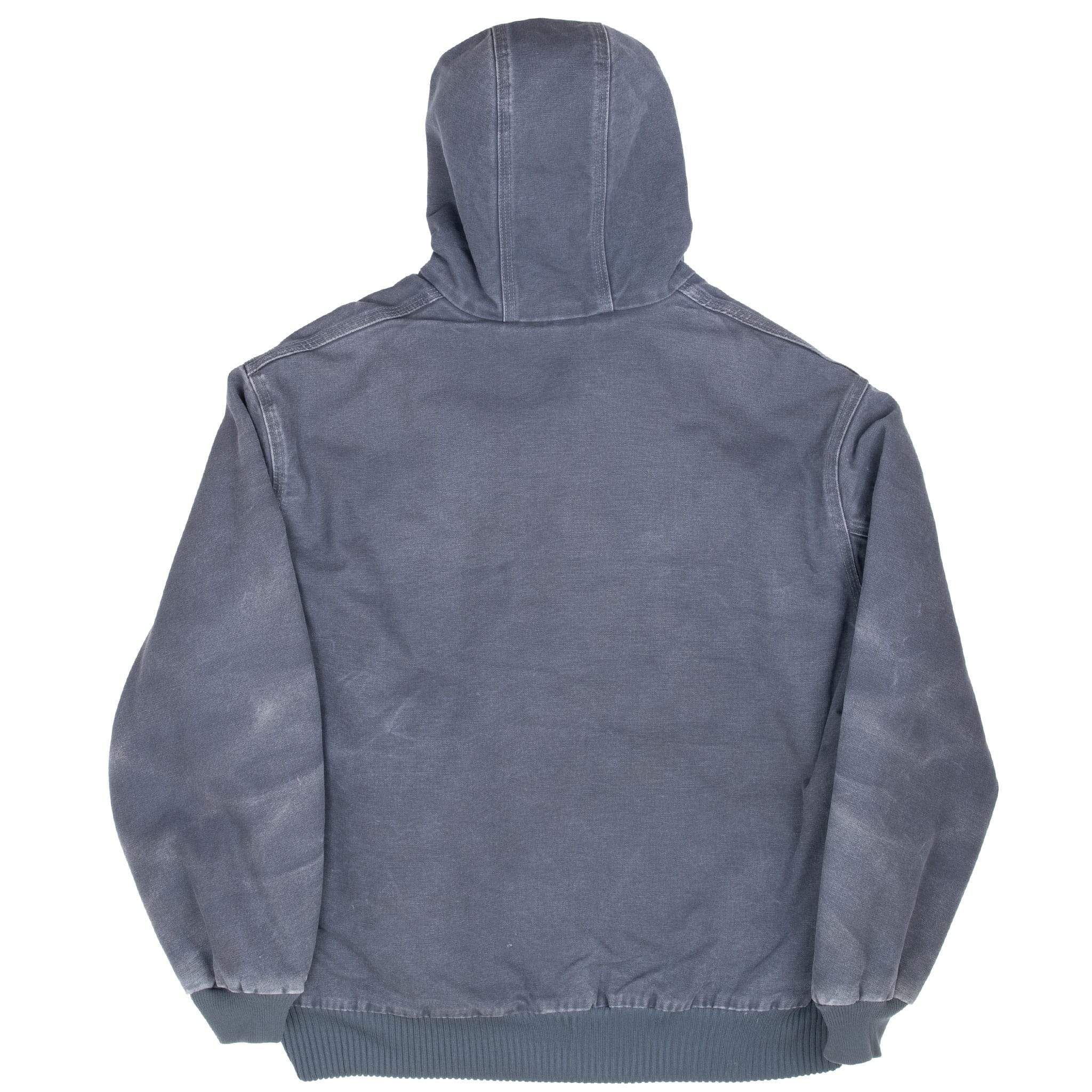 VINTAGE CARHARTT GREY J130 STM ACTIVE JACKET WITH HOOD 2008 XL