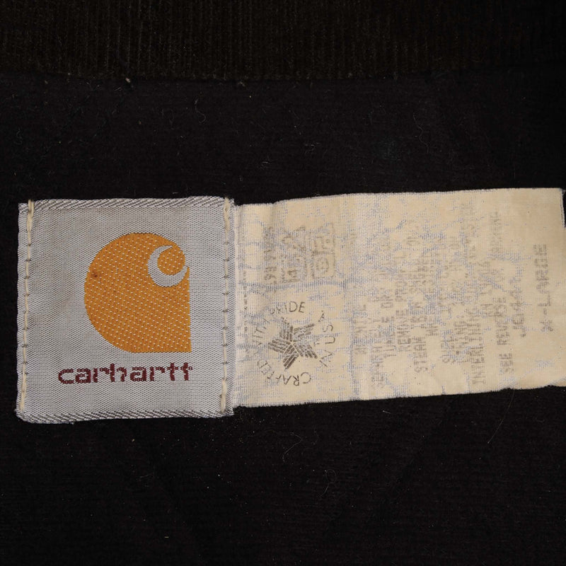 Vintage Carhartt Blue Sante Fe Western Jacket Size XL JQ444 Made In Usa