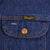 Vintage Wrangler No Fault Denim Jacket Size XL Made In Usa With A Dark Wash. Back Button #K3D