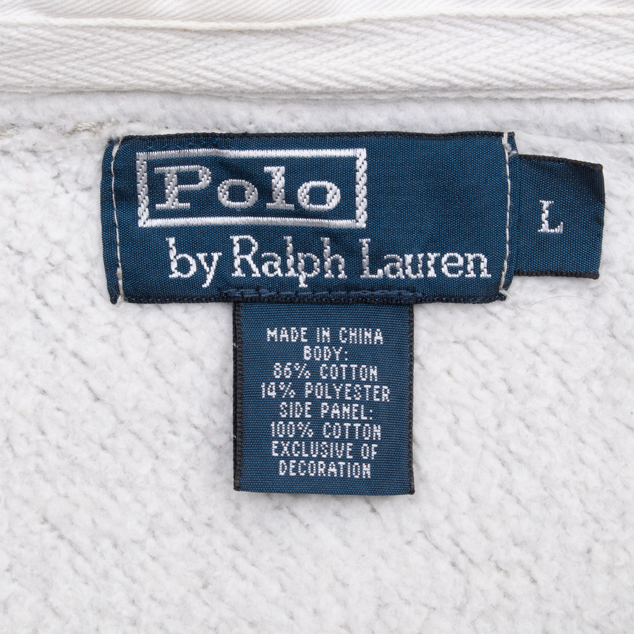 Vintage Polo Ralph Lauren 867 Madison Hoodie Sweatshirt Size Large 1990S